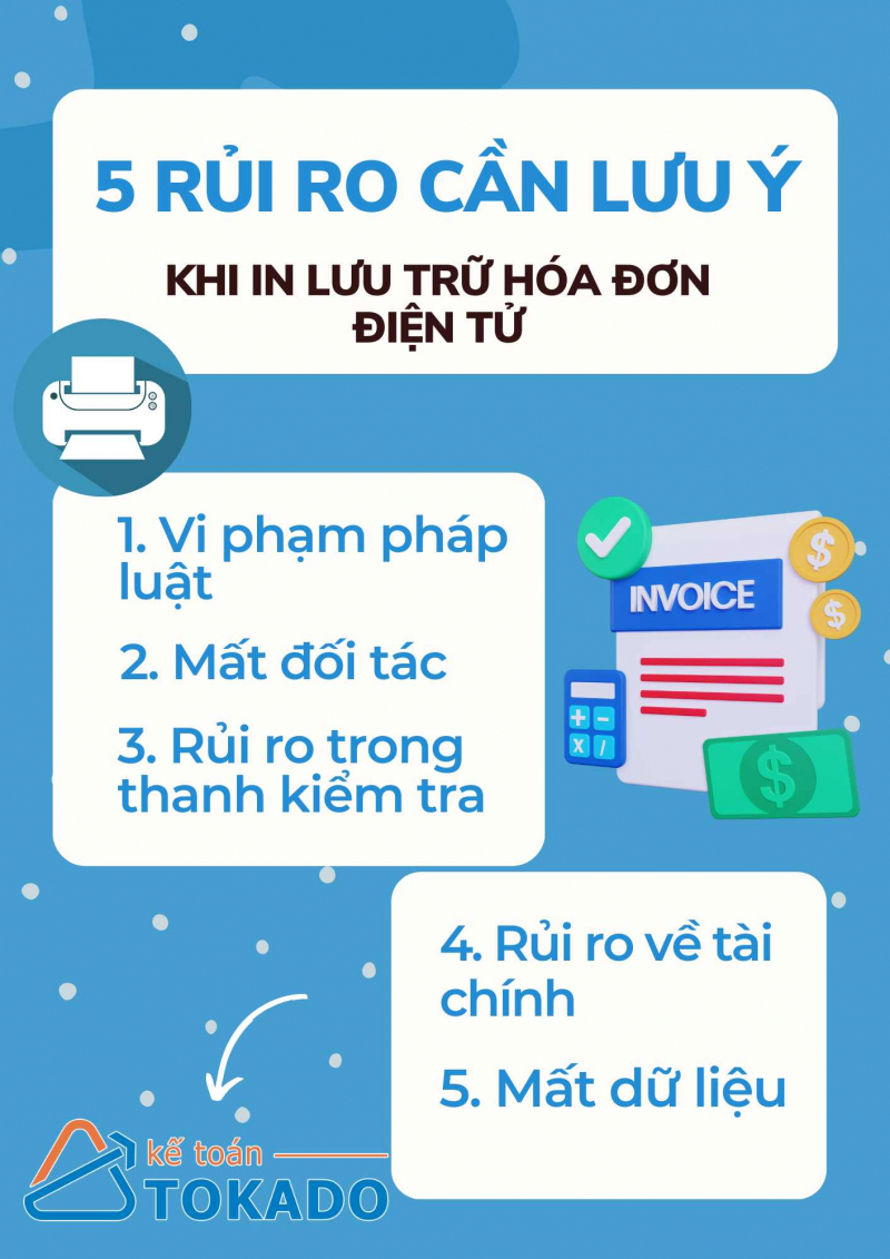 Vì sao cần lưu trữ hóa đơn điện tử, in ấn và sắp xếp hóa đơn theo bảng kê? 